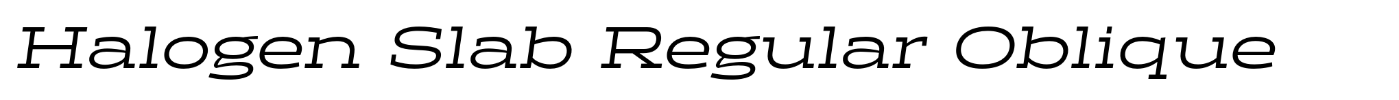 Halogen Slab Regular Oblique image